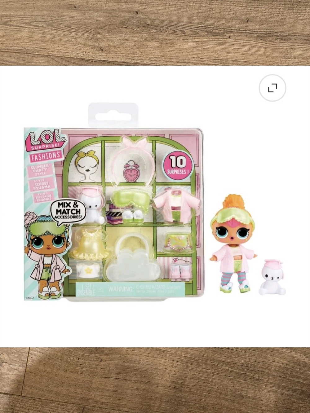 NWT L.O.L. Surprise! Fashions Slumber Party Style Accessory Pack